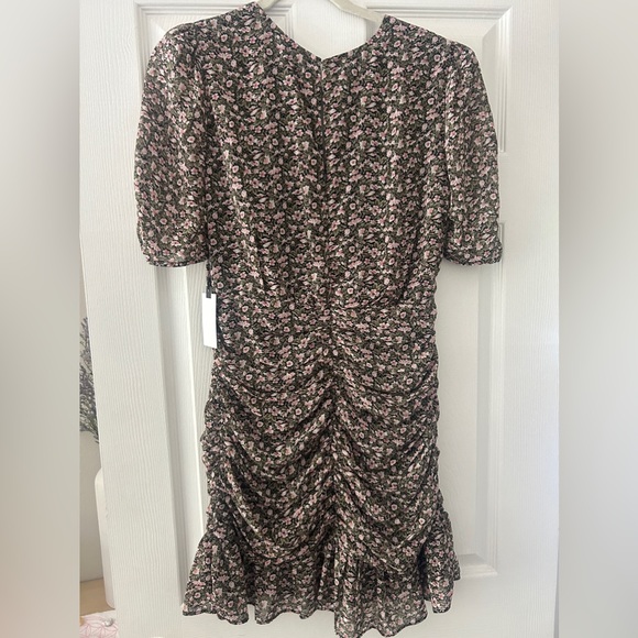 ASTR the label Women's Shirred Bottom Mini Dress, size Medium - Picture 2 of 3